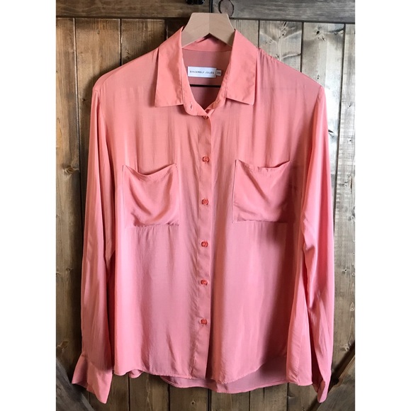 Sincerely Jules button down Viscose blouse Size XS - Picture 1 of 5